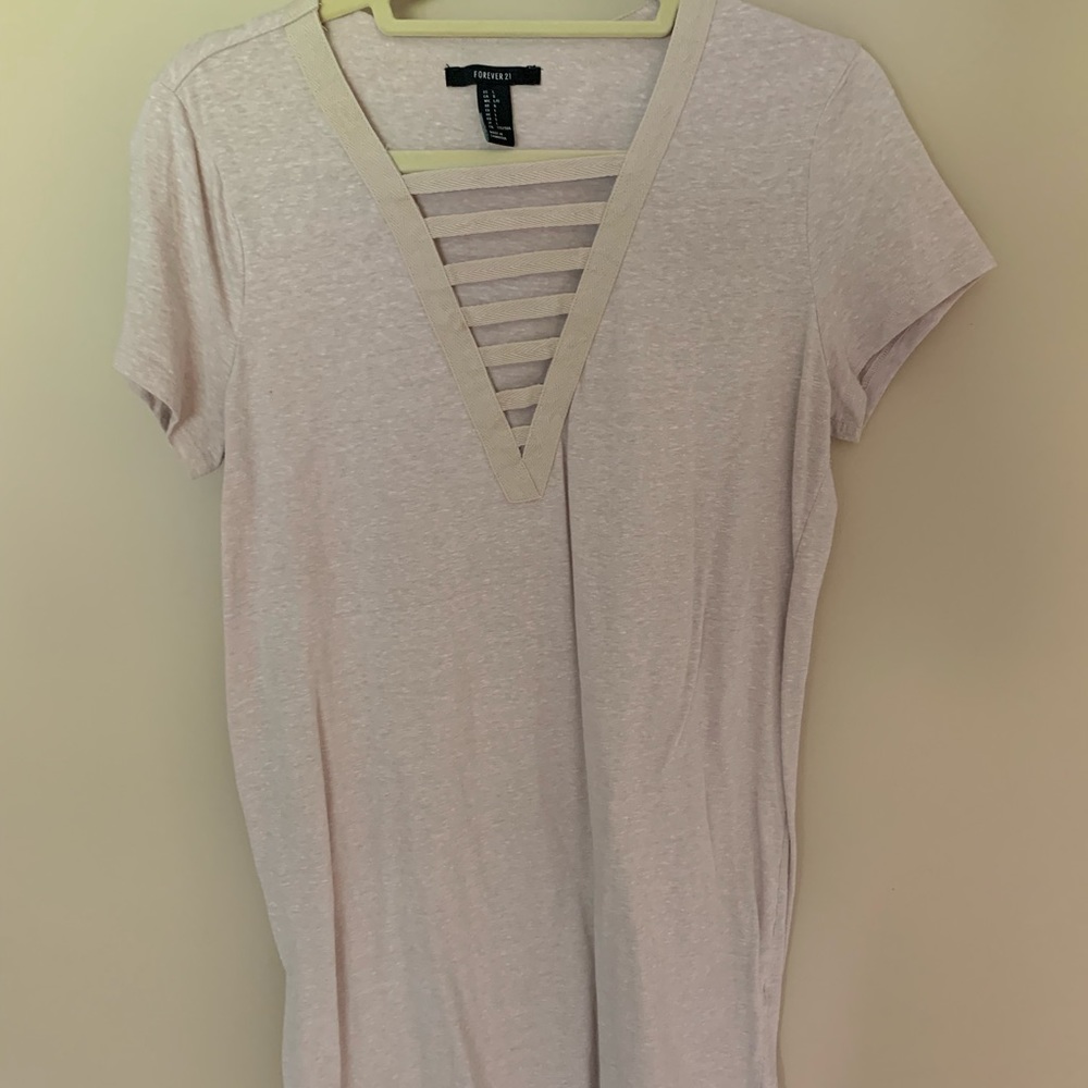 Tan Forever 21 Shift Dress
